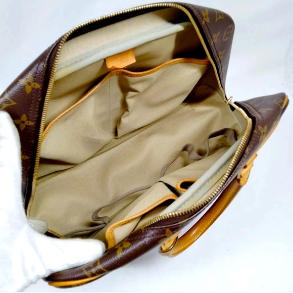 Louis Vuitton Deauville Bowling Vintage Handbag Monogram Vanity Travel Bag 👜 - Picture 6 of 13